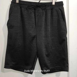 LEG3ND KNIT ACTIVEWEAR SHORTS - GRAY WITH DRAWSTRING MEN'S SIZE MED (30)